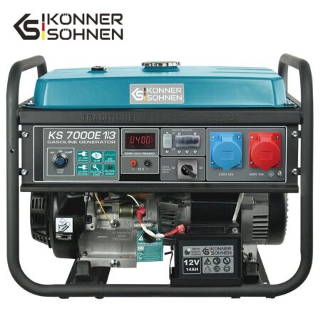 Бензинов Генератор за ток, 5500W, AVR / KS 7000E / 11