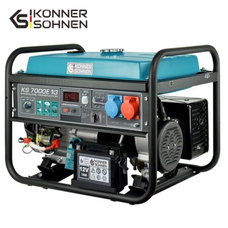 Бензинов Генератор за ток, 5500W, AVR / KS 7000E / 12