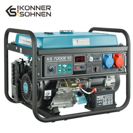 Бензинов Генератор за ток, 5500W, AVR / KS 7000E / 10