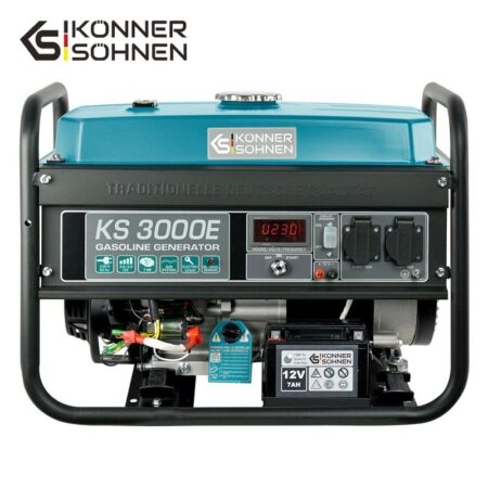 Бензинов Генератор за ток, 5500W, AVR / KS 7000E / 17