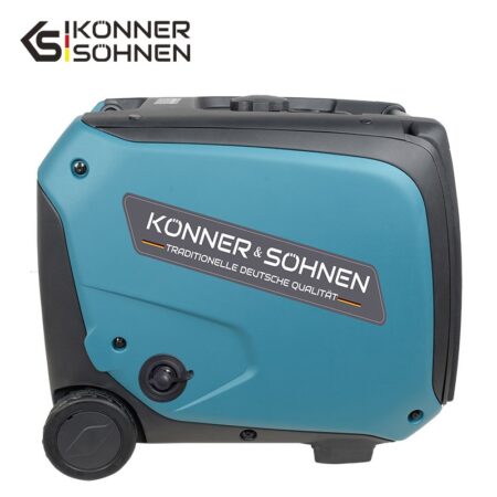 Тих Инверторен Генератор за ток на газ/бензин 4000W / KS 4000iEG S / 9