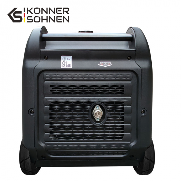 Тих инверторен генератор на бензин 5500W / KS 5500iE S ATSR / 5