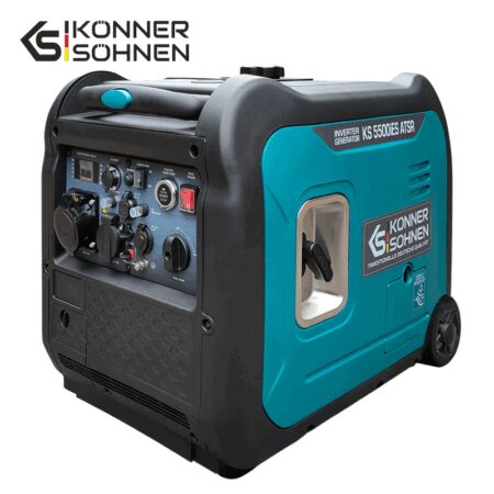 Тих инверторен генератор на бензин 5500W / KS 5500iE S ATSR / 1