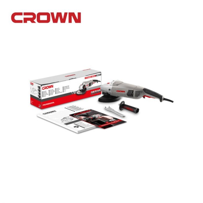 Ъглошлайф, 230мм, 2600W / CROWN CT13489-230S / 3