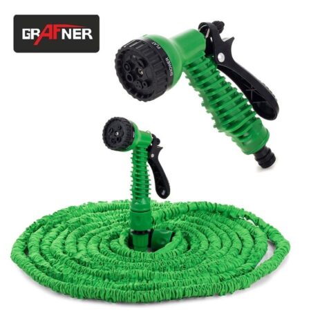 Градински маркуч с накрайник / разтегаем маркуч / Grafner FG10645 / 30 м 1