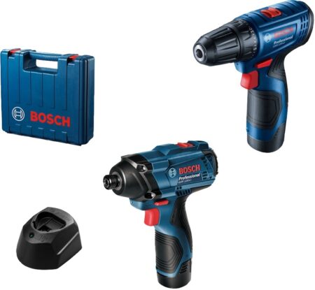 Bosch Акумулаторен комплект Винтоверт GSR 120-LI + Гайковерт GDR 120 / 06019G8023 / 1