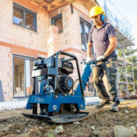 Моторна трамбовка / виброплоча Scheppach HP3000S – 30.5 kN / 5904605903 / 3