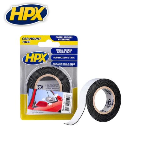 HPX Двойно лепяща монтажна лента PE 19 мм / 2 м черна 1