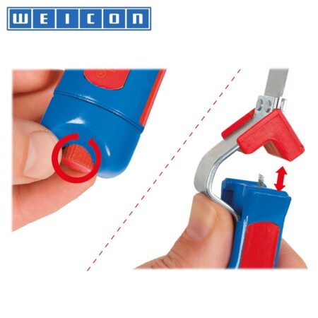 Инструмент за оголване на кабели Ф 4-16 мм / WEICON 50050116 / 2