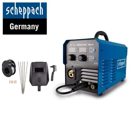 Инверторен заваръчен апарат WSE5000-Multi MMA/MIG/TIG / Scheppach 5906609901 / 1