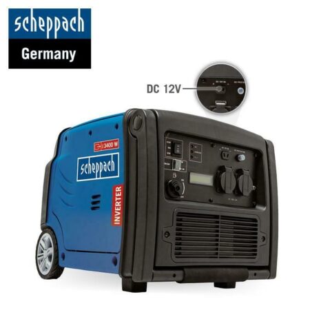 Инверторен Електрогенератор с дистанционно, 3400W, 5.1HP Scheppach SG3400i / 5906217901 / 4