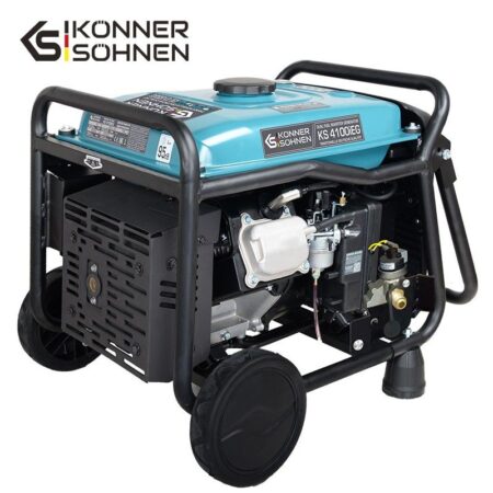 Инверторен генератор на газ/бензин 4000W, 230V - 3.6A - монофазен / KS 4100iE G / 24