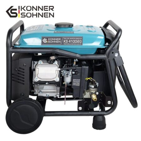 Инверторен генератор на газ/бензин 4000W, 230V - 3.6A - монофазен / KS 4100iE G / 25