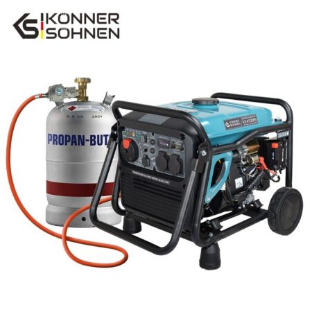 Инверторен генератор на газ/бензин 4000W, 230V - 3.6A - монофазен / KS 4100iE G / 27