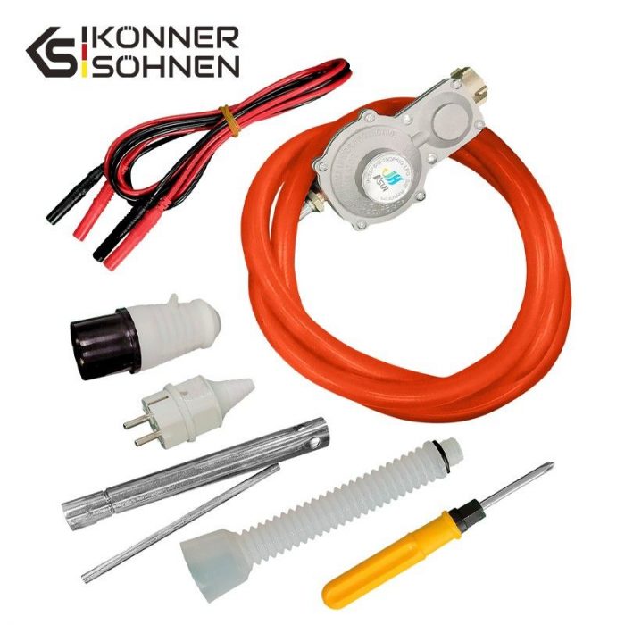 Инверторен генератор за ток на газ/бензин 5500W 230V-5A - монофазен / KS 5500iEG S / 7