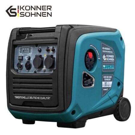 Инверторен генератор за ток с ATS 4000W - монофазен 230V - 3.5A / KS 4000iE S ATS / 1
