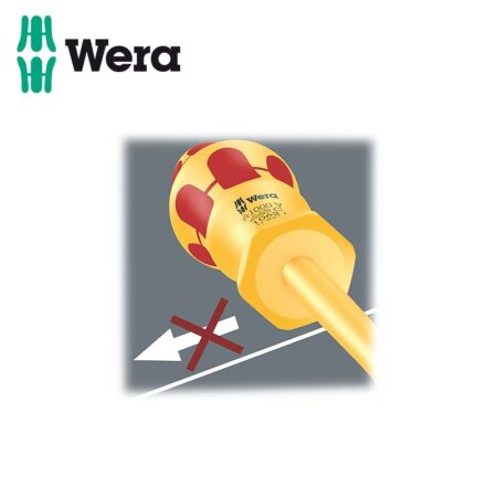 Изолирана права отвертка VDE 1000V Kraftform 1,0x5,5x125 мм / WERA 05051587001 / 3
