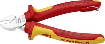 Изолирани клещи странични резачки 160 мм VDE / KNIPEX 7006160 T / 2