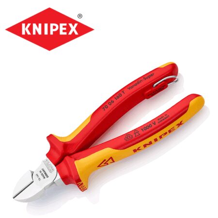 Изолирани клещи странични резачки 160 мм VDE / KNIPEX 7006160 T / 1