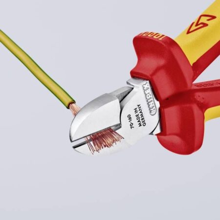 Изолирани клещи странични резачки 160 мм VDE / KNIPEX 7006160 T / 7