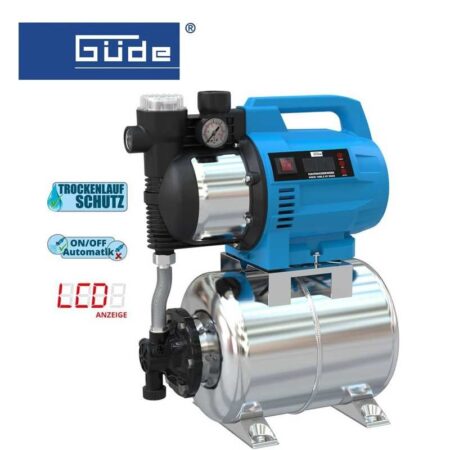 Хидрофор с автоматичен контролер GUDE HWW 1400.3 VF INOX / 93909 / 2