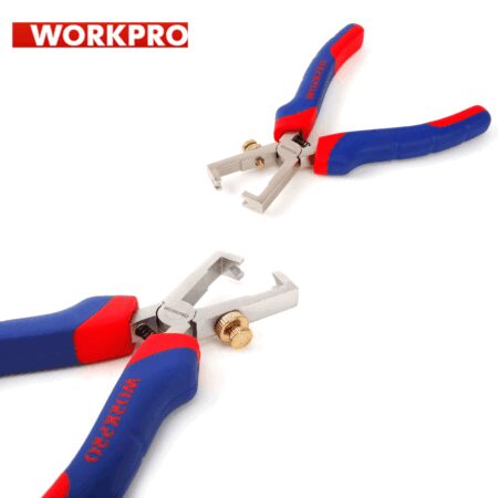 Клещи за оголване на кабели 160 мм / Workpro W031011 / 2