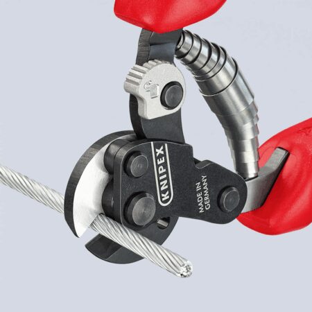 Клещи за рязане на стоманени въжета и тел / KNIPEX 9562160 / 3