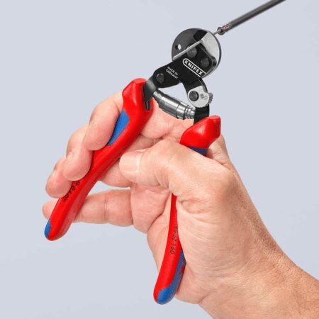 Клещи за рязане на стоманени въжета и тел / KNIPEX 9562160 / 4