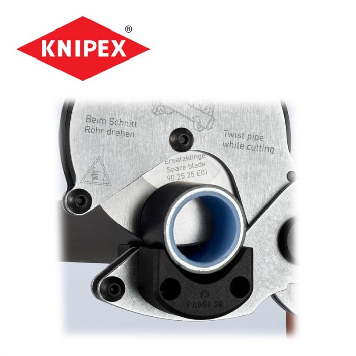 Клещи тръборез за пластмасови / композитни тръби / KNIPEX 90 25 25 / 5