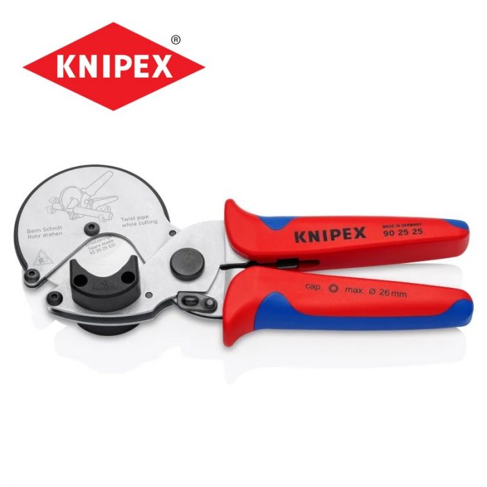 Клещи тръборез за пластмасови / композитни тръби / KNIPEX 90 25 25 / 1