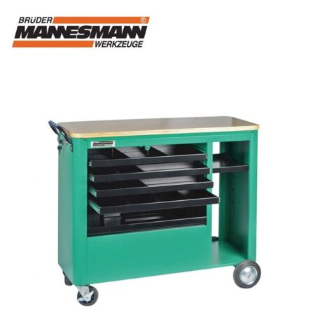 Количка за инструменти с 4 чекмеджета / Mannesmann 28257 / 1