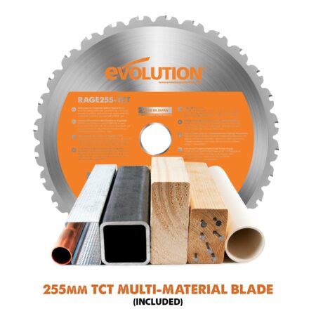 Потапящ циркуляр с изтегляне EVOLUTION R255SMS+ / 052-0003A / 2