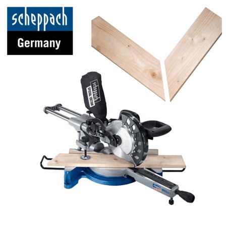 Комбиниран потапящ циркуляр за ъглово рязане HM100LXU / Scheppach 5901202901 / 2000 W, 254 мм 4