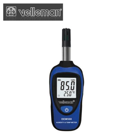 Комбиниран термо и хидрометър / Velleman DEM500 / 1