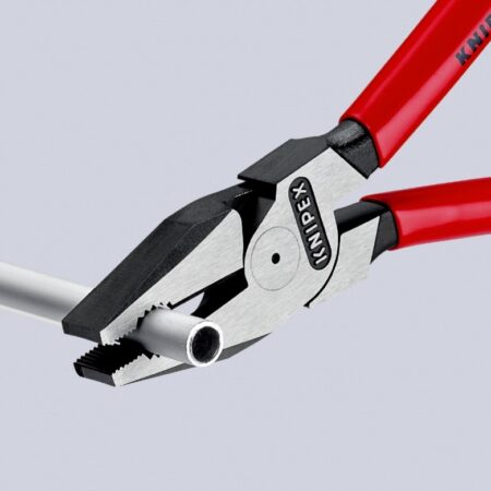 Комбинирани клещи 225 мм / KNIPEX 0202225 T / с тока на закрепване 2