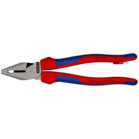Комбинирани клещи 225 мм / KNIPEX 0202225 T / с тока на закрепване 7