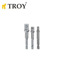 Комплект адаптори за вложки  3 части 1/4“, 3/8“, 1/2“  / TROY 26132 /