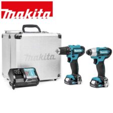 Комплект акумулаторни винтоверт и гайковерт / MAKITA CLX224X /