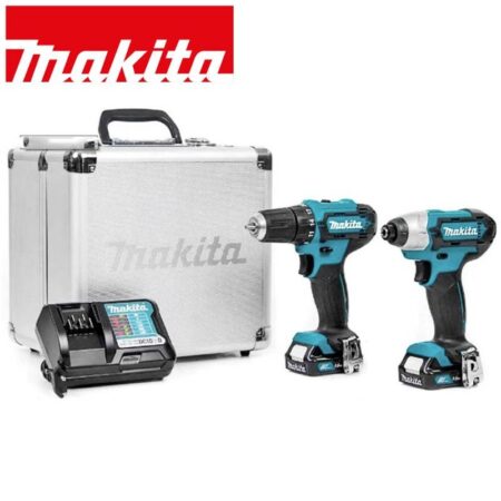 Комплект акумулаторни винтоверт и гайковерт / MAKITA CLX224X / 1