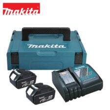 Комплект батерии и зарядно 198636-5, DC10SA , куфар Makpac / Makita 197636-5 /
