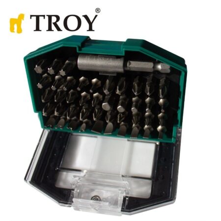 Комплект битове / Накрайници за отвертка 44 части / Troy 22344 / 2