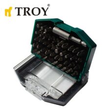 Комплект битове / Накрайници за отвертка 44 части / Troy 22344 /