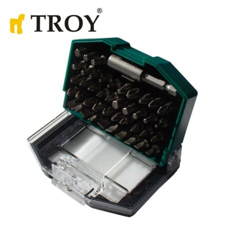 Комплект битове / Накрайници за отвертка 44 части / Troy 22344 / 1
