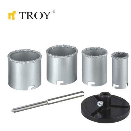 Комплект боркорони 6 части Troy 27406 1