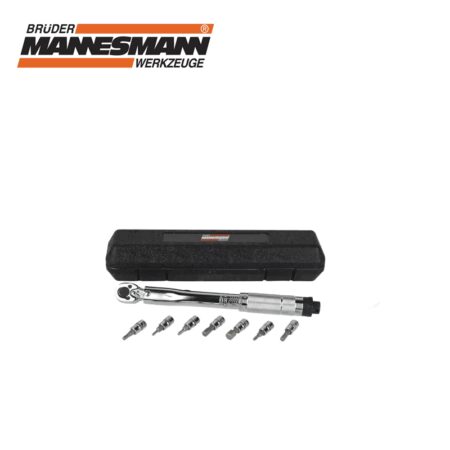 Комплект Динамометричен ключ, 8 части 5-25Nm 1/4“ 2