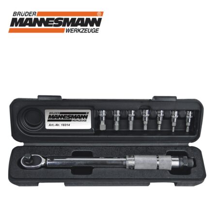 Комплект Динамометричен ключ, 8 части 5-25Nm 1/4“ 1