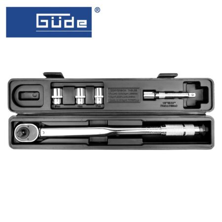 Комплект динамометричен ключ с вложки и удължител 1/2“ / GUDE 39010 / 2