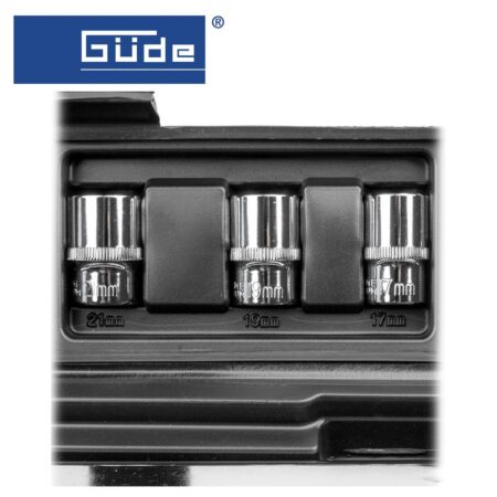 Комплект динамометричен ключ с вложки и удължител 1/2“ / GUDE 39010 / 3