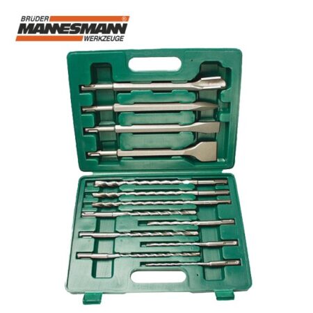 Комплект длета и свредла SDS Plus, 13 бр. / Mannesmann 12588 / 1