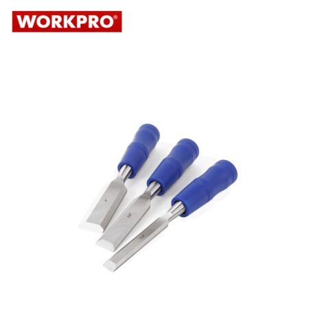 Комплект дърводелски длета 3 броя / Workpro W001800 / 2